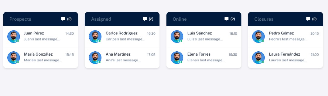 Chat Interface with Juan Pérez